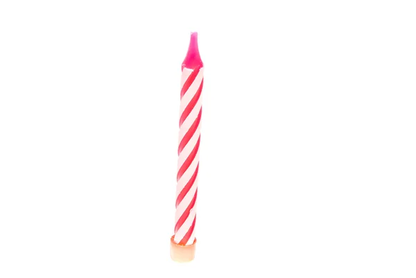 Colored single Birthday Candle — Stock Photo, Image