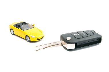 anahtarları ve spor araba