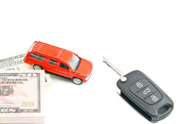 kırmızı araba, anahtarları ve beyaz ile ilgili notlar