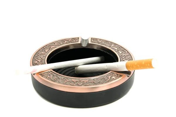 Different cigarettes in ashtray — Stock Photo, Image