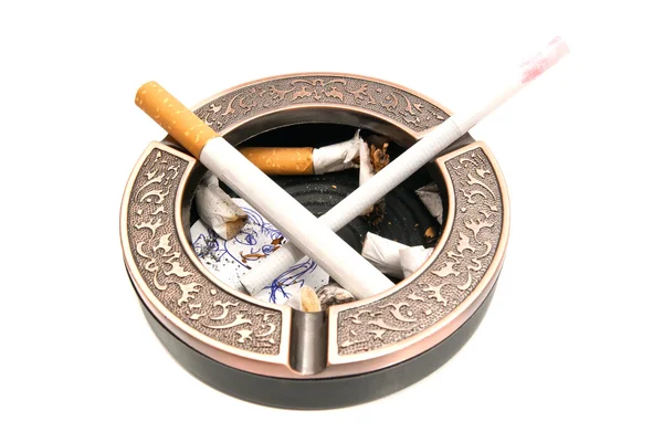 吸烟的概念危害 — 图库照片