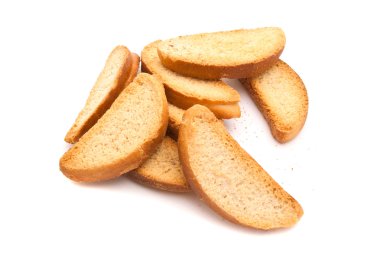 kraker beyaz üzerine yığını