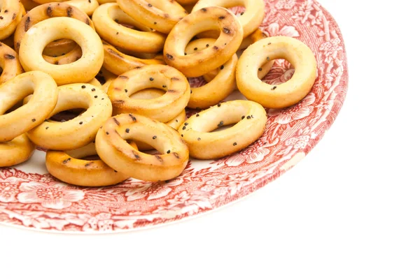 Piatto di bagel — Foto Stock