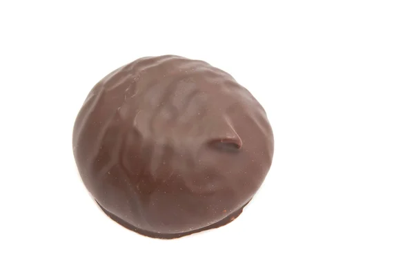 Single delicious chocolate zephyr — Stock Photo, Image