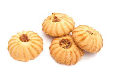 reçel ile lezzetli kurabiyeler