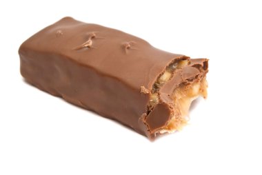 lezzetli çikolata bar yarısı