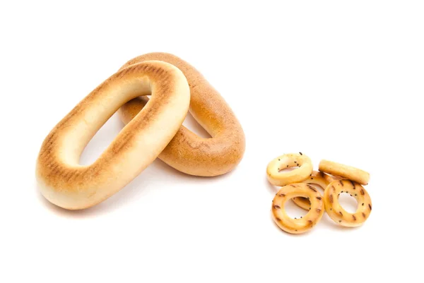Heap of different bagels — Stock Photo, Image