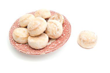 gingerbreads bir plaka üzerinde