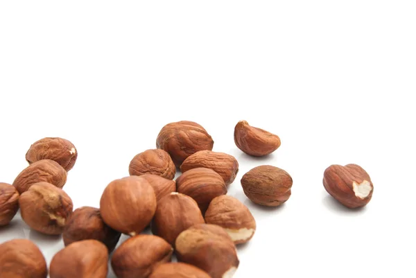 Heap of delicious hazelnuts — Stock Photo, Image