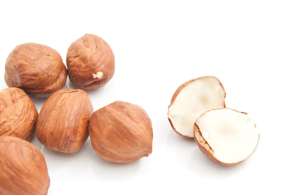 Některé výborné lískové ořechy — Stock fotografie