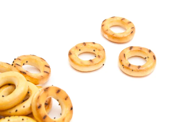 Un mucchio di bagel — Foto Stock