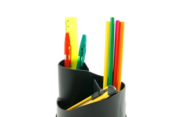 Colorful office stationery — Stock Photo, Image