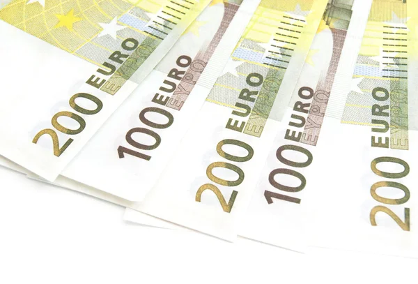 Några eurosedlar — Stockfoto