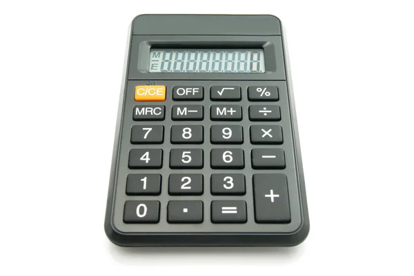 Plastic black calculator — Stock Photo, Image