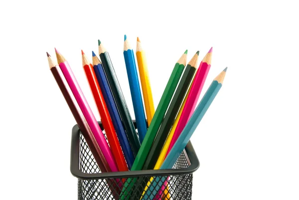 Meny colorful pencils — Stock Photo, Image