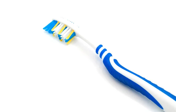 Single blue toothbrush — Stock Photo, Image