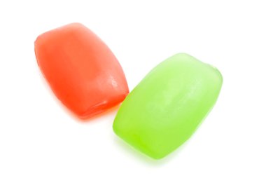 Kırmızı ve yeşil sabun