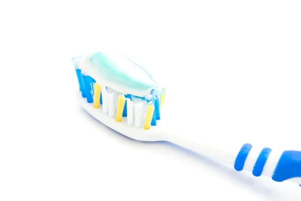 Toothbrush with paste — Stock Photo, Image