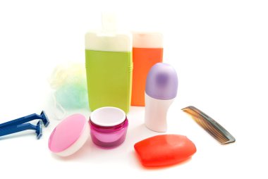 şampuan, jel ve diğer tuvalet