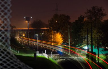 kentin tren tren ışıkları