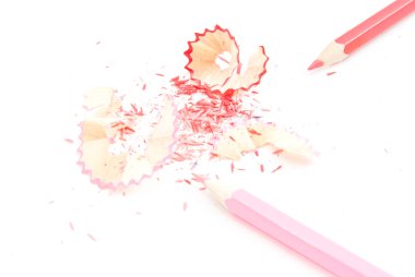 Çift kalemler ve talaşı 