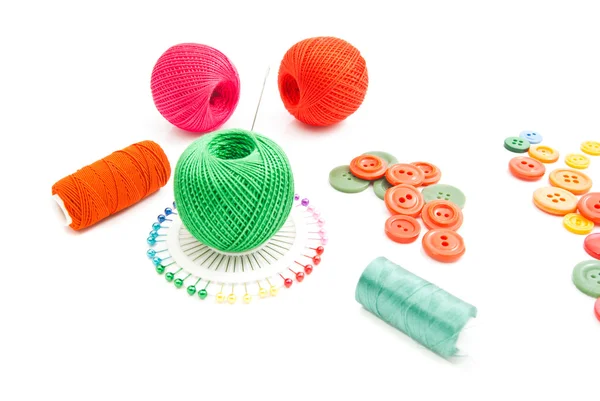 Colorful items for needlework — Stock Photo, Image