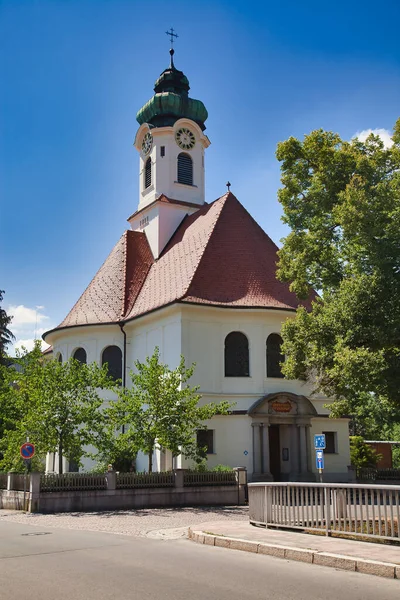 Piękny Stary Kościół Donaueschingen Niemcy — Zdjęcie stockowe