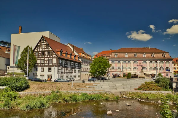 Prachtige Oude Gebouwen Donaueschingen Duitsland — Stockfoto
