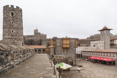 Akhaltsikhe, Georgia 'daki Majestic Rabati Kalesi Kompleksi