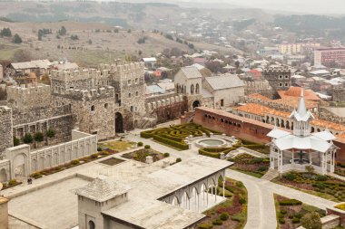 Akhaltsikhe, Georgia 'daki Majestic Rabati Kalesi Kompleksi