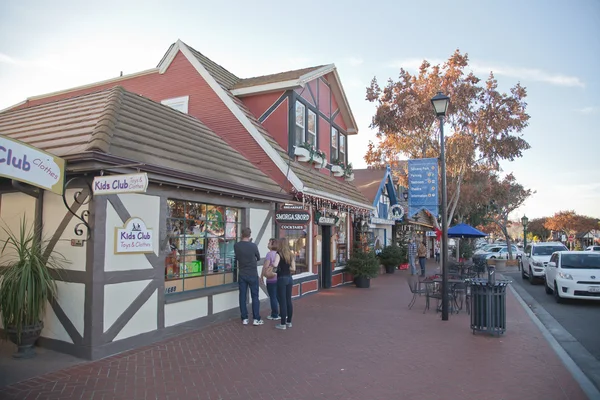 Solvang gatan Stockbild