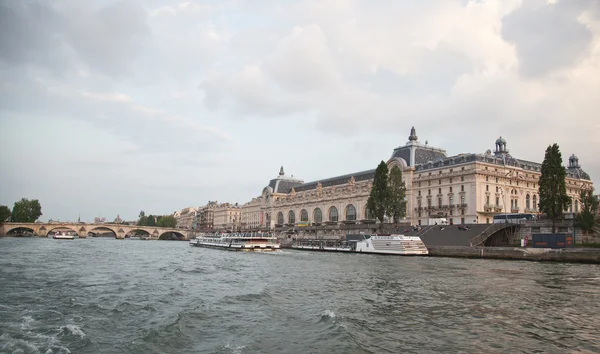 Musee d Orsay, River Seine, Paris, France — Stock fotografie