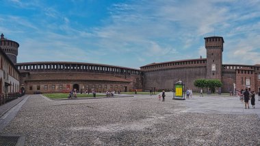Sforza Kalesi Manzarası - Castello Sforzesco.