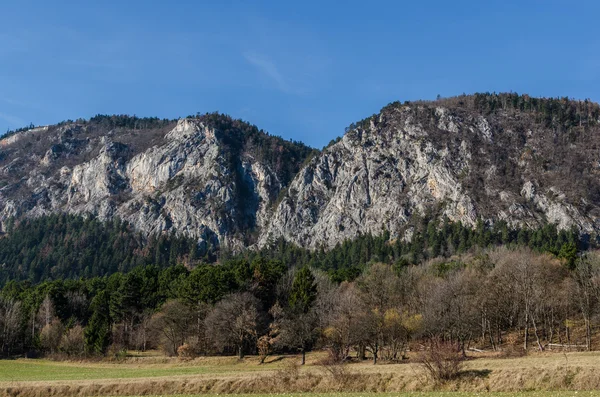 Hög bergvägg — Stockfoto