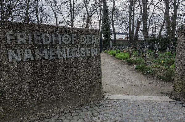 Cemetery of nameless in vienna — Stock Photo, Image