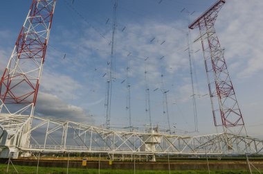 large shortwave transmitting system clipart