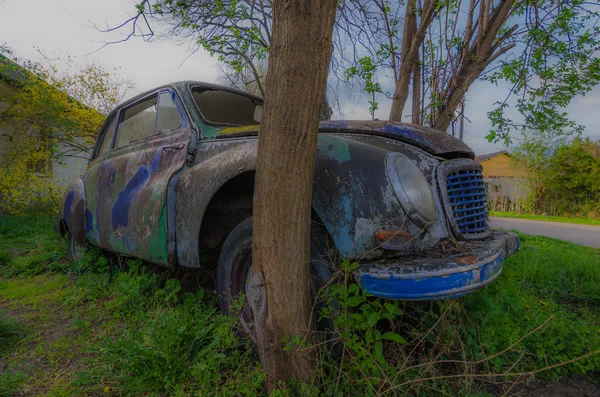 Oldclassic car side soft — Stock Photo, Image