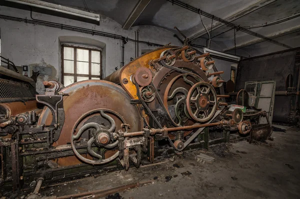 Maschine in der Fabrik — Stockfoto
