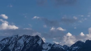 Hohe Tauern dağlar timelapse ile