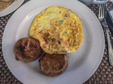 Mısır 'da tatilde yumurta tabağıyla kahvaltı