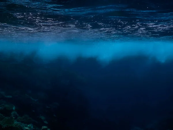 Вода Кружится Ветра Время Погружения Красное Море Время Погружения — стоковое фото