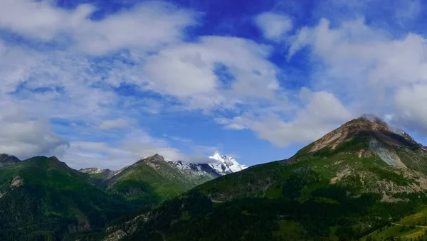 Austria Grossglockner Yüksek Dağı Tatil Manzaralı Karlı — Stok fotoğraf