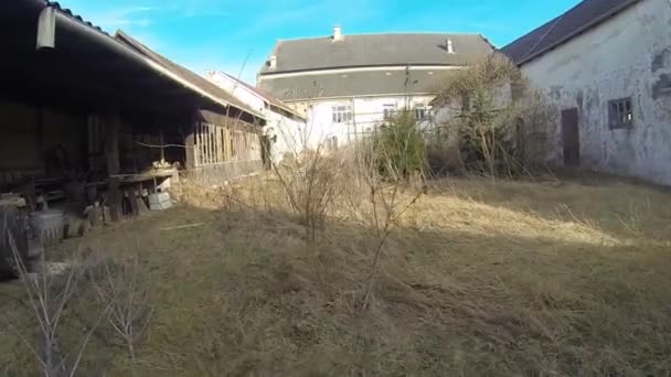 Elhagyott Zongora Farm Kívülről — Stock videók