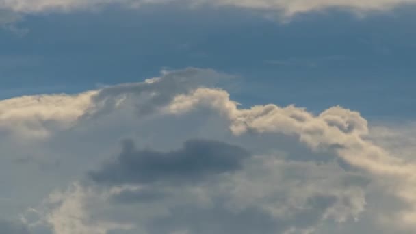Nuvens Céu Azul Verão — Vídeo de Stock