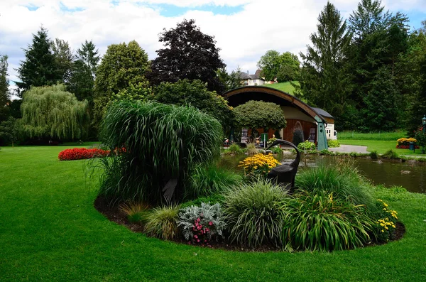 Garden in spa park — Stock Photo, Image