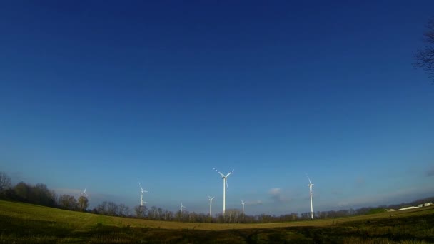 De nombreuses roues dentées rotatives dans timelapse — Video