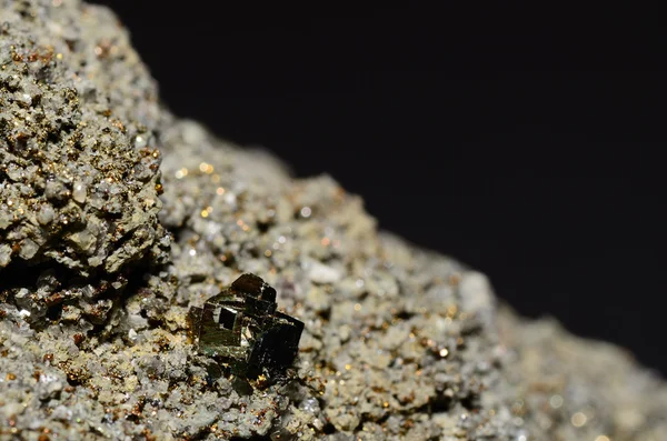 Cubes de pyrite détaillés — Photo