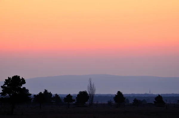 Belles couleurs au lever du soleil — Photo