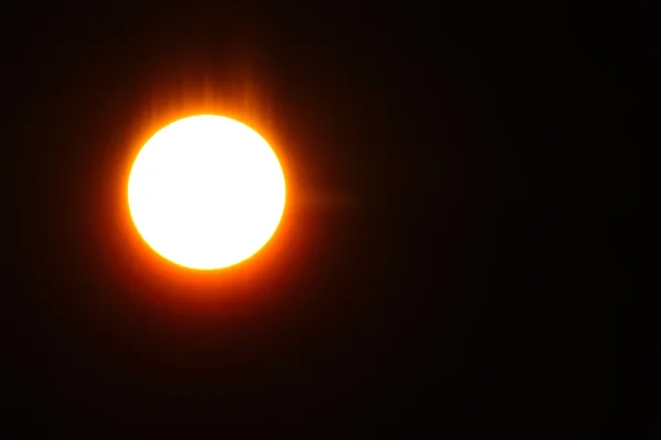 Planoucí slunce velké zobrazení — Stock fotografie