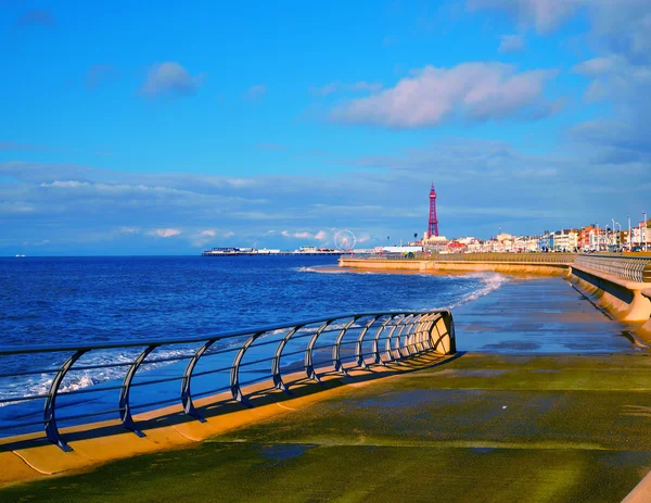 Blackpool nová promenáda — Stock fotografie